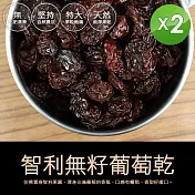 【築地一番鮮】智利美味無籽葡萄乾x2罐免運組 (230±5克/罐)