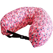 《DQ》扣式顆粒護頸枕(粉紅兔)