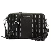 MICHAEL KORS 流蘇牛皮斜揹包-黑 (現貨+預購)黑色