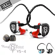 CTM Vintage系列 VS-4 高解析四動鐵單元可換線繞耳式入耳耳機蒂芬尼藍