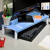 【H&R安室家】省空間桌上鍵盤架/螢幕架-OA127藍