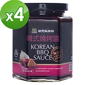 【毓秀私房醬】韓式醬(250g/罐)*4罐組