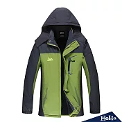 <現貨+預購>男款內加?可拆連帽機能外套四色-HeHa-4XL（綠色）