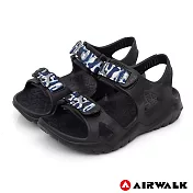 AIRWALK 超輕盈舒適涼鞋-共2色19黑色-1Y