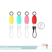 JOYROOM機樂堂 精巧文創魚 20.5cm Lightning數據傳輸線(S-M345) 電源連接線 iPhone適用櫻花粉