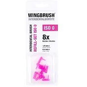 【Flightline】德國 WINGBRUSH®革命性按壓式清潔齒間刷 牙縫刷 （補充套裝組-ISO 0）N/A