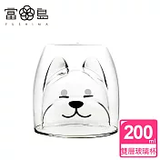 【FUSHIMA 富島】2018年度限定-雙層耐熱玻璃杯旺福款200ML