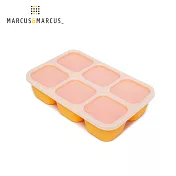 【MARCUS＆MARCUS】動物樂園造型矽膠副食品分裝保存盒-長頸鹿(黃)