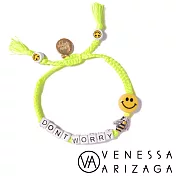 Venessa Arizaga DON’T WORRY BEE HAPPY 笑臉螢光黃手鍊