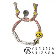 Venessa Arizaga DON’T WORRY BEE HAPPY 笑臉彩色手鍊