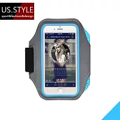 【US.STYLE】5.5吋戶外運動手機臂套-星際時尚款(深邃藍)