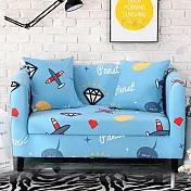 【巴芙洛】飛行夢想彈性沙發套1人座(單人)