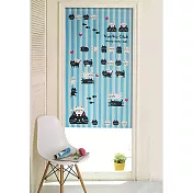 【巴芙洛】日式門簾-貓咪愛魚-85×150cm