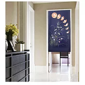 【巴芙洛】日式門簾-藍色七福兔-85×150cm