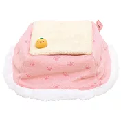 San-X 角落公仔暖暖貓咪日系列掌心公仔。小暖桌