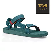 TEVA 美國 女 Original Puff 經典緹花織帶涼鞋-US5水綠