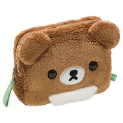 San-X 拉拉熊蜂蜜森林小熊系列毛絨收納包 。蜂蜜小熊