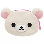 San-X 拉拉熊滿滿懶熊生活系列毛絨零錢包。懶妹