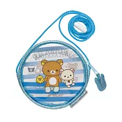 San-X 拉拉熊我愛北極熊系列透明防水長掛繩零錢包