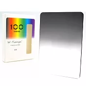 Tianya天涯100 ND8黑漸層黑漸變黑色漸層減光鏡SOFT Z型方型鏡片(中黑-透明 ;相容法國Cokin高堅Z系列Z方形濾鏡)料號T10B8S