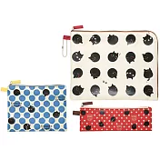 San-X 小襪貓貓咪黑圓點系列大中小收納袋組