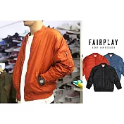 FAIRPLAY FALL DREXEL ORANGEMa-1飛行夾克軍裝棉質防風外套【GT】L橘色