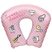 San-X 懶熊圓點點充氣頸枕