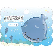 San-X 鯨鯊先生玩樂小藍鯨系列別針。小藍鯨