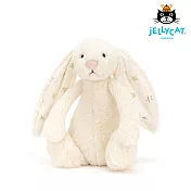 英國 JELLYCAT 18cm 閃亮白星星兔安撫玩偶 Bashful Twinkle Bunny