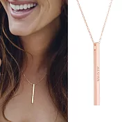 MANTRABAND ALOHA 玫瑰金項鍊 希望 幸福 愛 和平 夏威夷文版