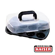 【德國KAISER】Bake&Take 馬芬蛋糕烤模12入(附蓋)38x27公分