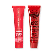 澳洲Organic Island X Lucas保濕水嫩木瓜霜組-(25g+25g /組)