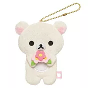 San-X 懶熊假日野餐系列珠鍊零錢包。懶妹