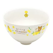 San-X拉拉熊水果檸檬園系列防水陶瓷碗。檸檬豐收