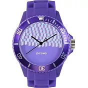 【PICONO】方塊遊樂場運動防水中性手錶 / BA-BP-05 /紫