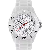 【PICONO】數字逃跑計畫防水手錶  / BA-EN-04 /白