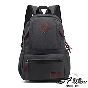 DF BAGSCHOOL - 日系人氣空氣感雙肩後背包-共3色黑色