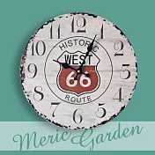 【Meric Garden】風格仿舊裝飾壁掛式時鐘/壁鐘/掛鐘 Route66