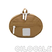 【CILOCALA】亮彩尼龍防潑水 TAMAGO側背包-土色