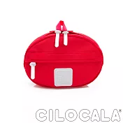 【CILOCALA】亮彩尼龍防潑水 TAMAGO側背包-紅色