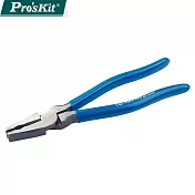 台灣Pro’sKit寶工剋鋼粗牙螺絲咬合孔8＂電工鉗PM-901(全長215mm;刀口硬度達HRC60±2)平口鉗子