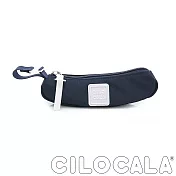 【CILOCALA】亮彩尼龍防潑水 BANANA筆袋 深藍色