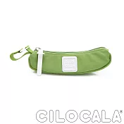 【CILOCALA】亮彩尼龍防潑水 BANANA筆袋 草綠色