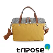 tripose 漫遊系列岩紋玩色兩用手提背包 活力黃