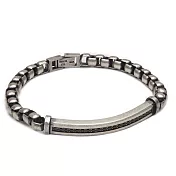 ZENGER 經典時尚不鏽鋼系列-純鋼之心L銀