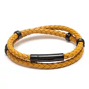 ZENGER 經典時尚皮繩系列-黃M黃