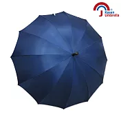 【Kasan】大傘面12K銀素自動直傘(深藍)