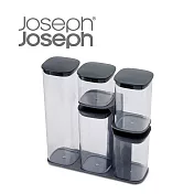 Joseph Joseph 疊疊樂收納罐(五件組-附座灰)