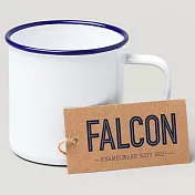 Falcon 獵鷹琺瑯 琺瑯馬克杯 水杯 350ml- 藍白
