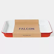 Falcon 獵鷹琺瑯 琺瑯托盤- 紅白